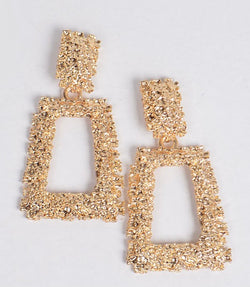 Glam Metallic Earrings